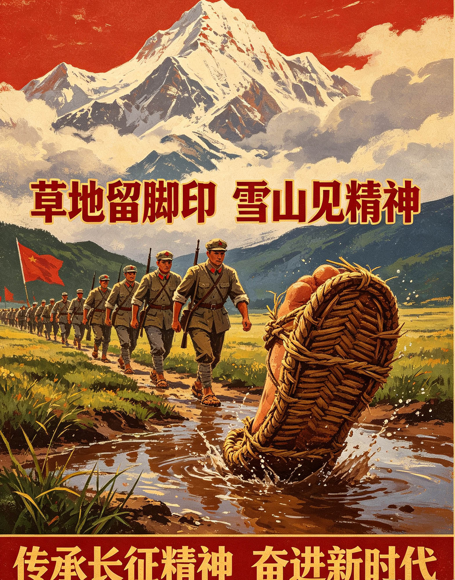 草鞋踏遍长征路 薪火赓续九十秋